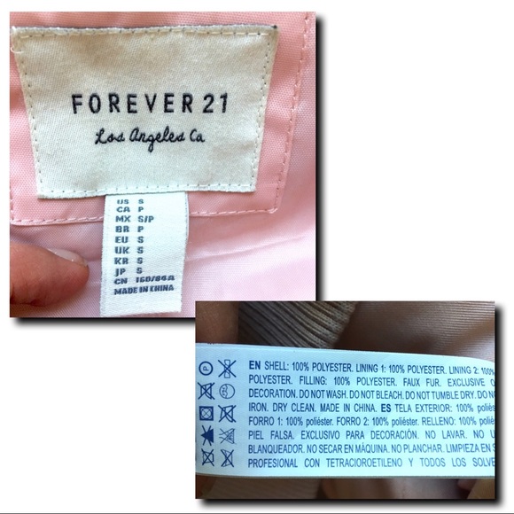 Forever 21 Faux Shearling/Fur Hood Oversized Coat - Picture 8 of 8